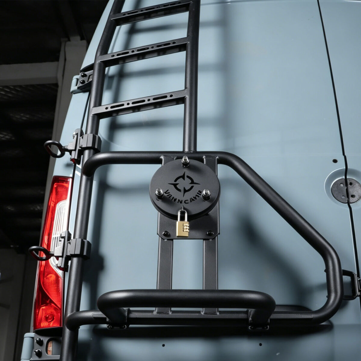 Sprinter Rear Ladder + Tire Carrier flange plate details