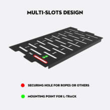 Sprinter roof rack& panel multi-slots design