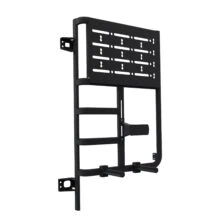 Sprinter rear door tire carrier + platform - side view