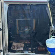 Econoline Side Barn Door Bug Screen Installation