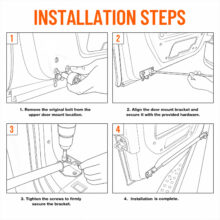 Sprinter Rear Door Sturt Kit Installation Step
