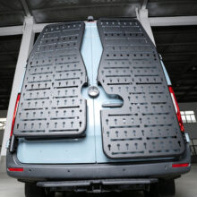 Vanncamp Sprinter Rear Door Platform Shaped Version Bottom View
