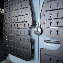Vanncamp Sprinter Rear Door Platform Shaped Version Latch Details