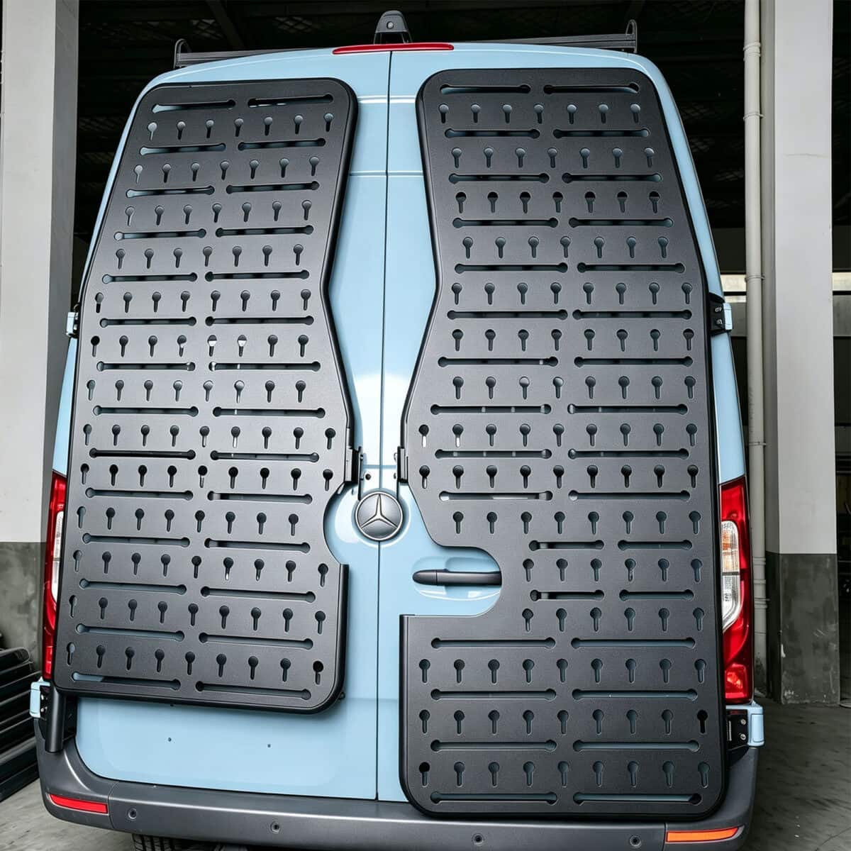 Vanncamp Sprinter Rear Door Platform Shaped Version On Van